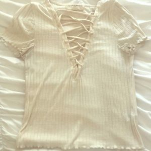 Urban Outfitters lace-up top